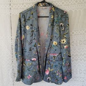 LOFT Floral Long Sleeved Blazor Size S